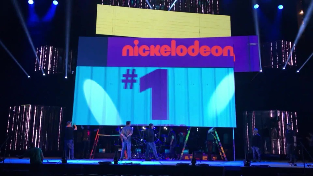 Nickelodeon Upfronts presentation on stage