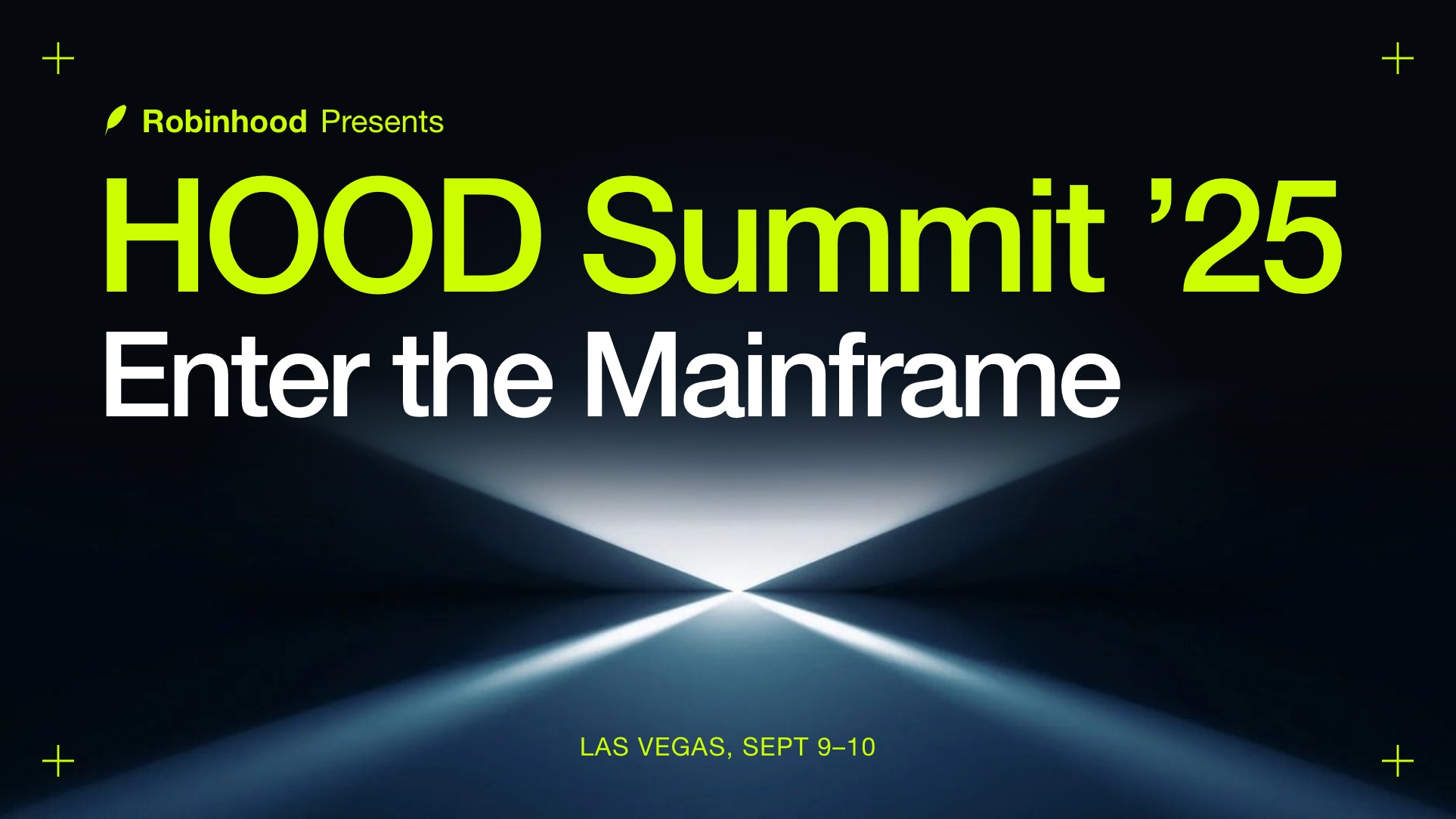 HOOD Summit 25 Enter the Mainframe title